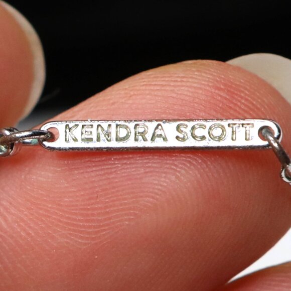 Kendra Scott Elaina Rainbow Drusy Pendant Necklace & Chain Bracelet Set RETIRED - Picture 12 of 16